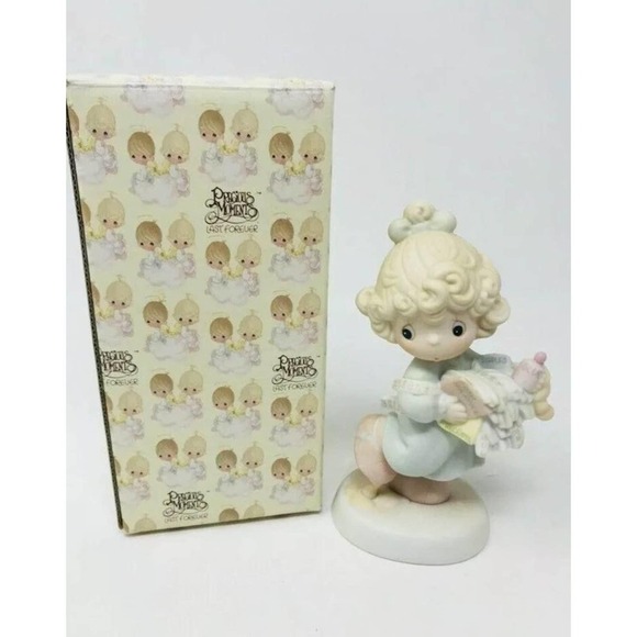Precious Moments, Lord Help Me Stick To My Job-Collectible Figurine - Picture 3 of 4